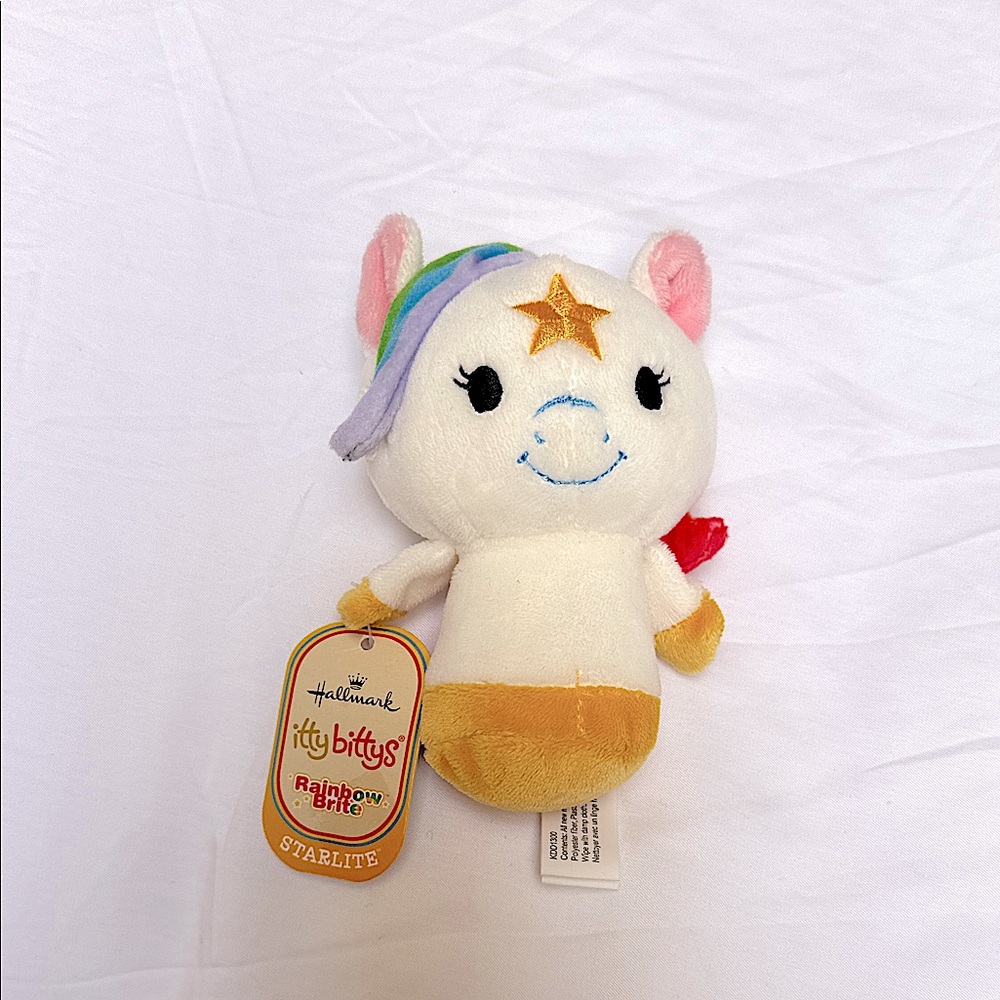 🌈 🦄 HALLMARK Starlite Rainbow Bite Horse Itty Bittys
